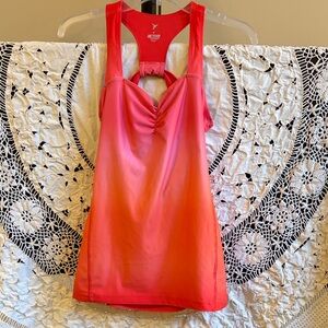 Old Navy Active Pink/Orange Tank Top Size Medium
